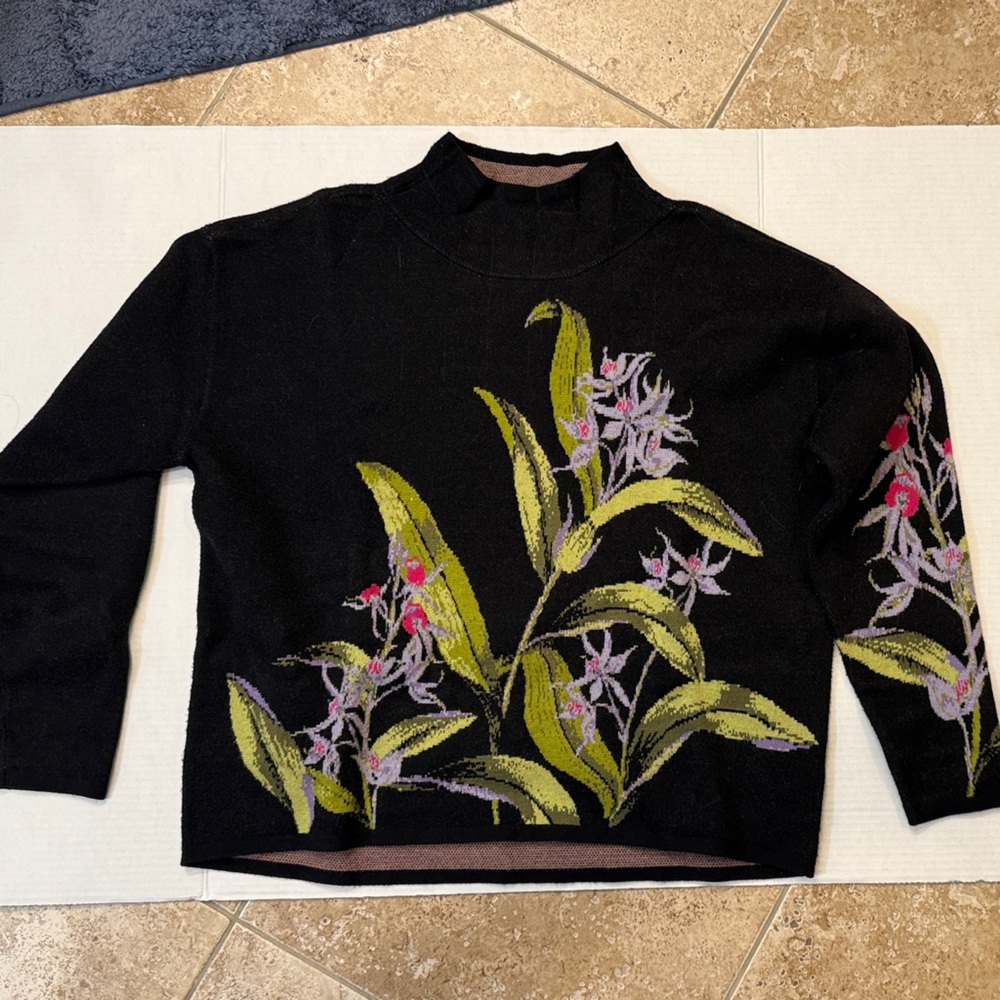 The Carys Mock-Neck Sweater by Maeve